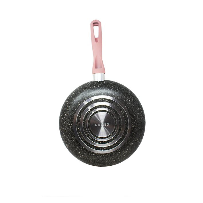 Sartén 26 cm Antiadherente Stone 360° Mango Rosa Lamex 6589-0