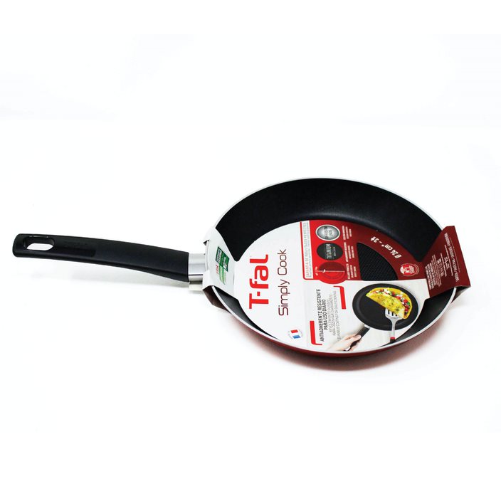 Sartén 24 cm Antiadherente Simply Cook Rojo T-Fal B5740482