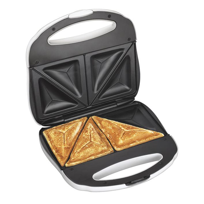 Sandwichera con Antiadherente para 2 Panes Blanco Proctor Silex 25408