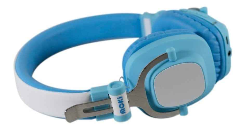Audífonos Diadema Bluetooth Exo Azul y Rosa Moki ACC HPEX